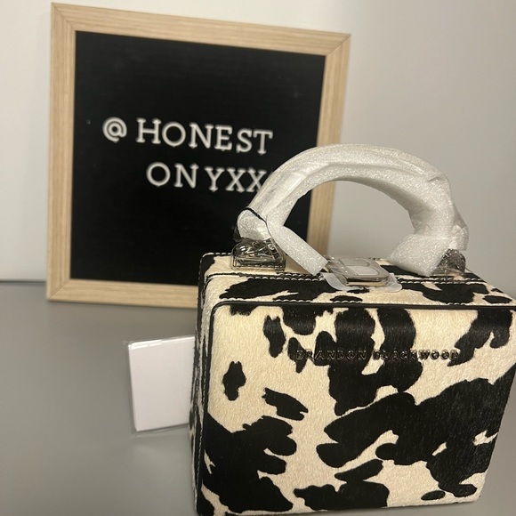 Brandon Blackwood cow print mini Kendrick trunk - Picture 11 of 13